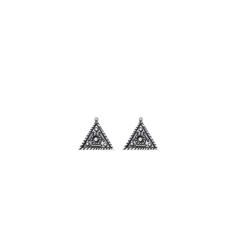 Triangular Stud Earrings