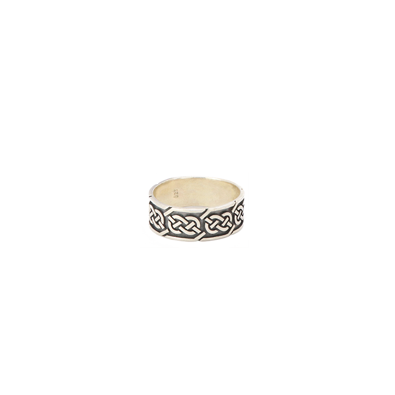Men's Discontinuous Patterned Ring